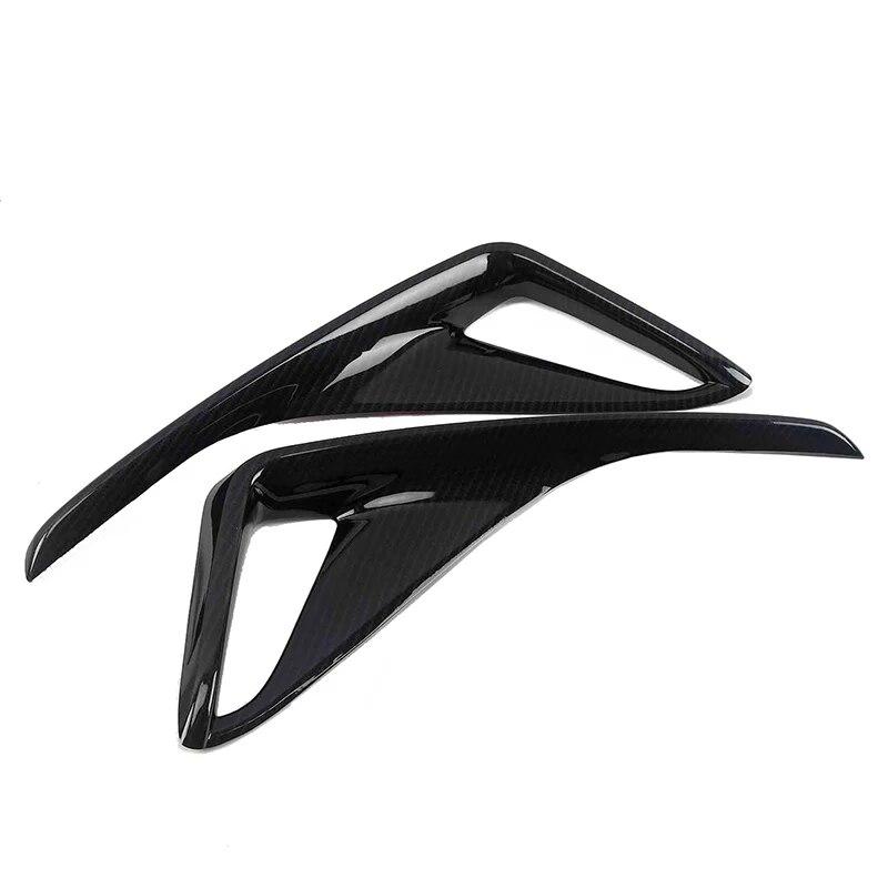 For Toyota CHR C-HR 2017 2018  Car ABS ABS Chromium Red Cover Trim Front and Back Tail Rear Fog Light Lamp Frame Stick Part