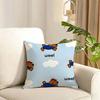 Tomato dog series Cushion Cover Reversible Plush Pillow Cover Soft Fluffy  Home Decor for Sofa Bedroom