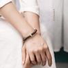 Natural Brunei Agarwood Bracelet with Authentic Buddha Beads for Men and Women, Sandalwood Wooden Buddha Bead Bracelet