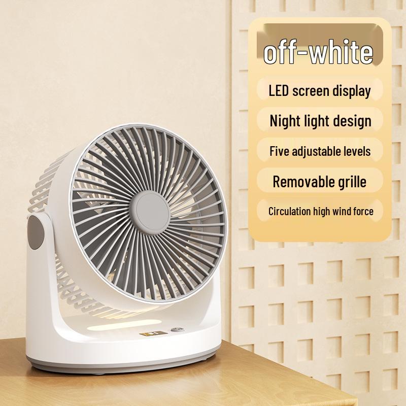 

Wow-oh Custom USB Portable Desktop Night Light Fan for Camping and Dorms
