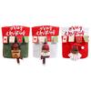 Christmas Dining Chair Back Cover Festival Santa Hat Chair Back Cover For Christmas Dinner Decoration Embellishment