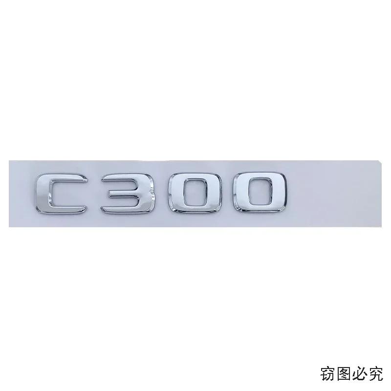 New Car Side Sticker Rear Trunk Emblem ABS Badge Decal for Mercedes O9 C200 C300 C400L Auto Body Letters Accessories YT9
