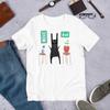 STRAIGHT CUT T-SHIRT Plant Monster Shirt Crew Neck Folk Art Print Birthday Housewarming Gifts Cute Funny Rabbit Houseplants Cactus Flowers