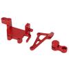 RC Servo Bracket Arm Set Professional Replacement Steering Gear Bracket Arm Set for LOSI Promoto MX 1 4 Electric