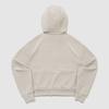 LECOQ Women'S Double Tension 2.0 Loose Fit Semi-Crop Zip-Up Hoodie - Beige Qr122Oft11