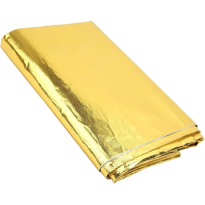 Heat Barrier Reflect Sheet, Self Adhesive High Temp Heat Wrap, Heat Reflective Adhesive Backed Roll, Thermal Insulation Blanket for Automotive Hose ,