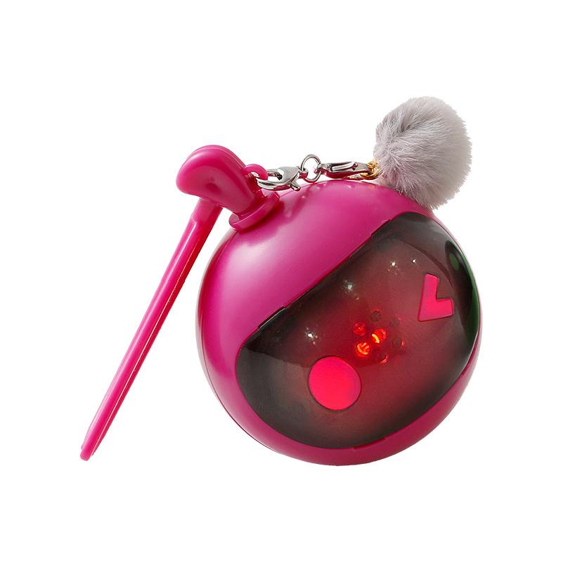 Cat toy ball, pet elastic rolling ball, sound-making pet toy, pet self-entertainment and boredom-relief toy красный