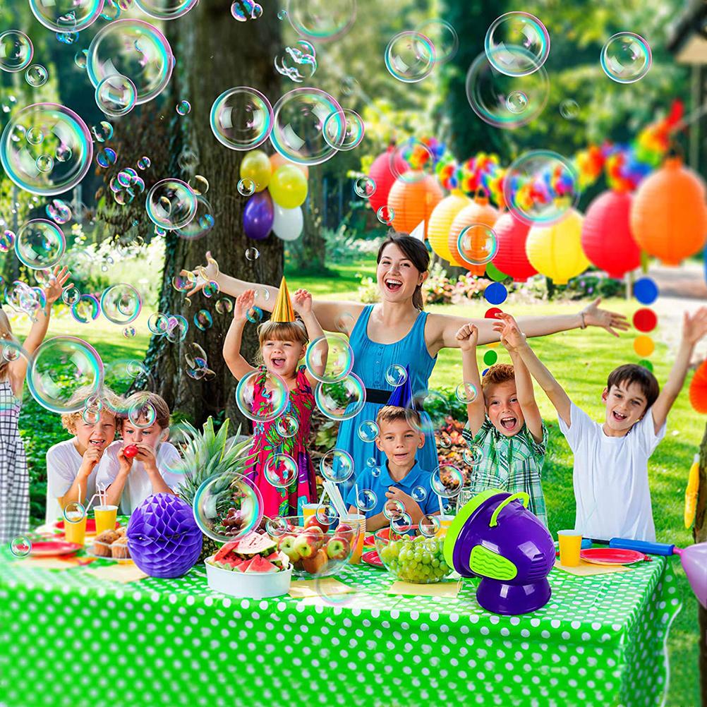 Bubble Machine for KIDS Soap Bubbles Machines with Bubble Liquid for Parties Weddings Outdoor
