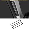 For Hyundai Elantra 2021-2023 Black Steel A Pillar Air Outlet Vent Cover Trim 2X