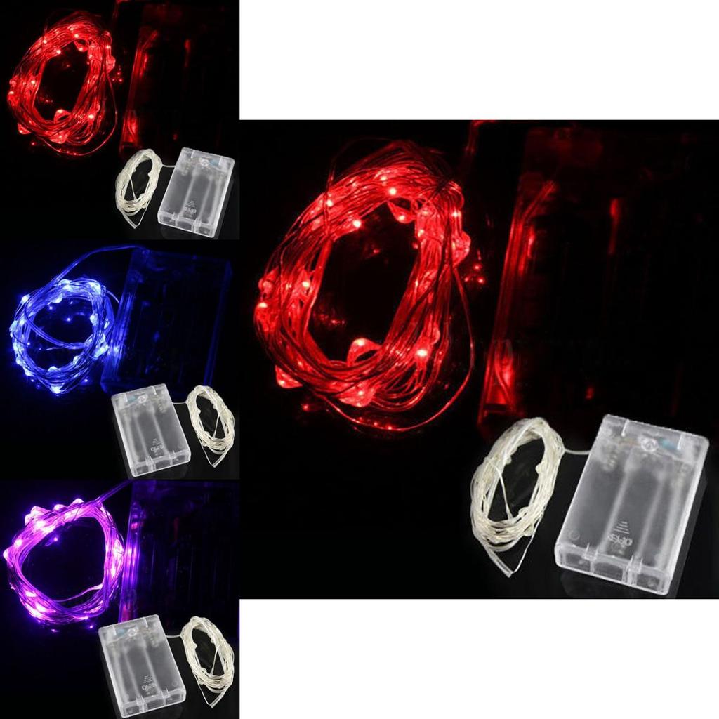 Elegant Led Battery String Fairy Lights With Waterproof Copper Wire For Home Decor