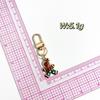 Santa Claus Tree Keychain Women's Ornament: Christmas Pendant for Car, Backpack, or Small Gift