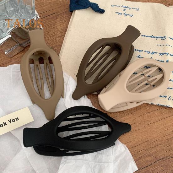 6/8 stk Dame Hårklemmer Flate Hårnåler Stødige Ikke-Hengende Dekorative Hårklyper Enkle å Bruke Hårtilbehør