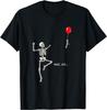 Skeleton Lost Balloon Retro Funny Saying Halloween T-Shirt