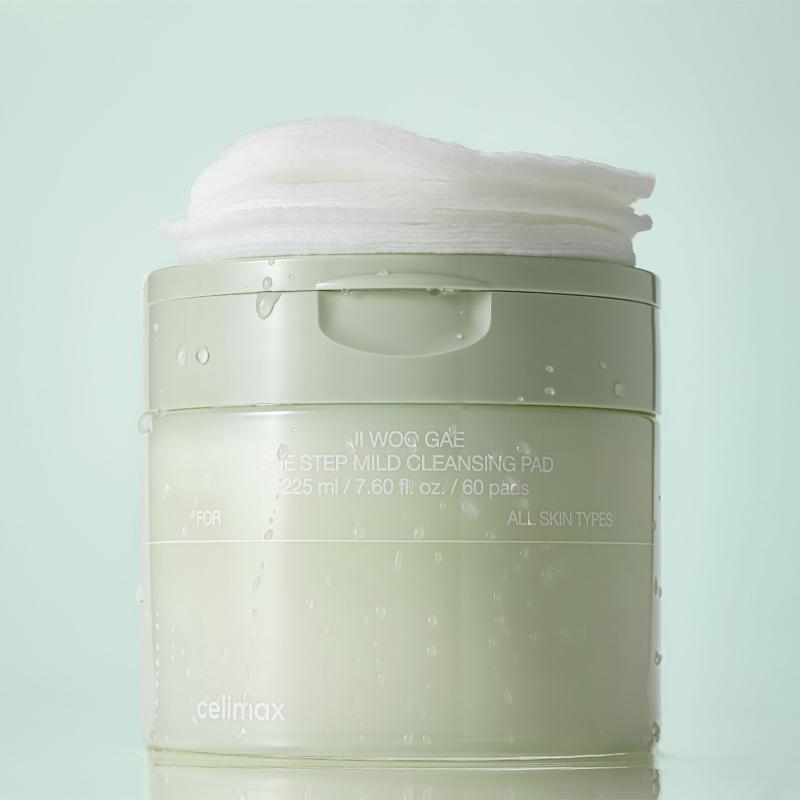 

CELIMAX JI WOO GAE Одношаговые мягкие очищающие пэды 225 мл 60 шт.