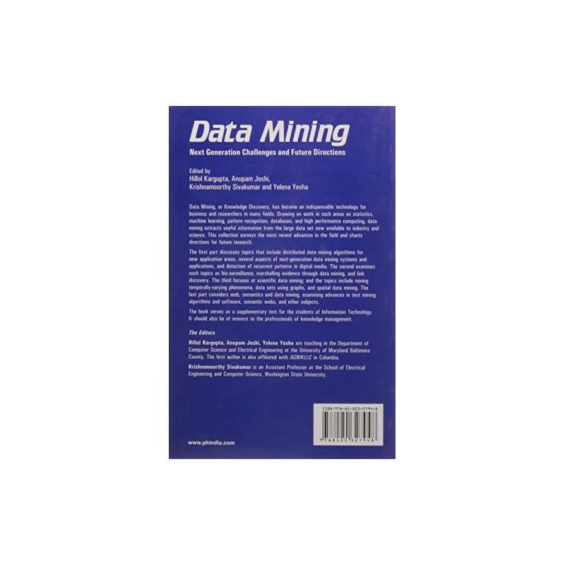 Data Mining: Next Generation Challenges and Future Directions
