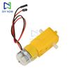 DC 3-6V TT Doppelachsen-Getriebemotor 200 U/min Übersetzungsverhältnis 1:48 Untersetzungsgetriebemotor für Arduino DIY Smart Car Roboter mit Kabel