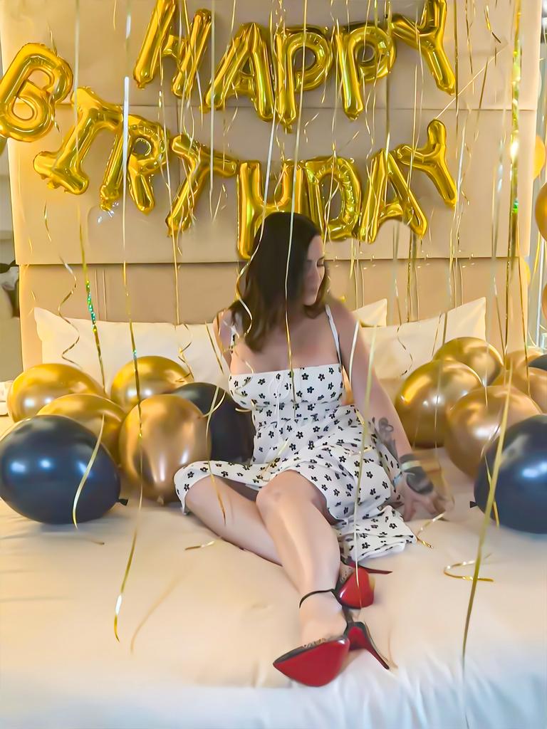 43pcs Gold Happy Birthday Letter Balloon Set, 16 Inch Happy Birthday English Letter Aluminum Foil Balloon Birthday Party