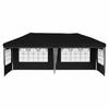 Pop Up Party Tent 575 X 289 X 245 Cm Black
