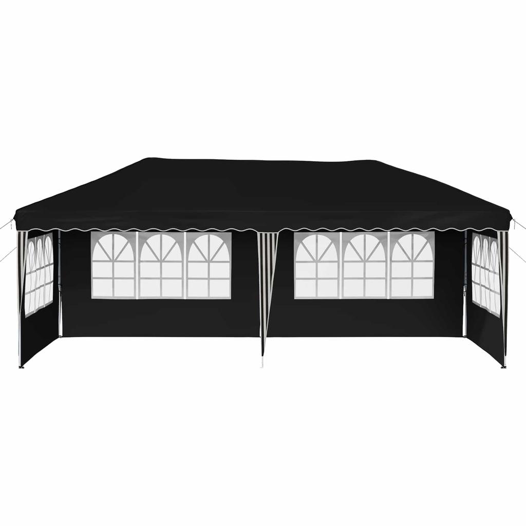 Pop Up Party Tent 575 X 289 X 245 Cm Black