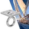 Stainless Steel Rotating Ceiling Hooks Pad 35mmx15mm U Hooks for Seawater Durable Ceiling Hooks