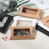 20Pcs/Lot Gifts Box Kraft Paper Box Jewelry Package Storage for Necklace Rings Jewelry Gifts Wedding Party Decorations