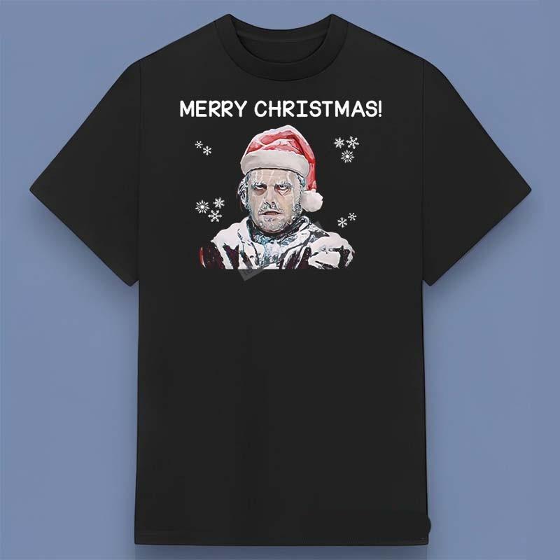 

The Shining Frozen Jack Nicholson T-Shirt Unisex Christmas Tee, Xmas Gift S-5XL Unisex T-Shirt M