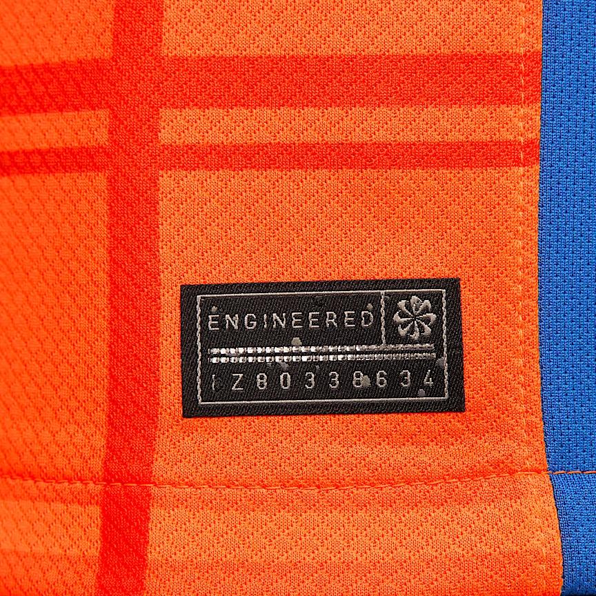 New Nike Dri-Fit Soccer Jerseys Men's Bright Orange/Royal Blue/Royal Blue HM6171-819