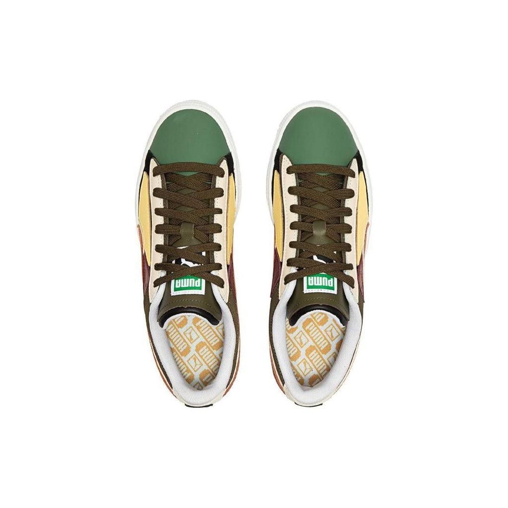 PUMA Suede Layers Unisex Deep Olive Warm Chestnut 387480-02