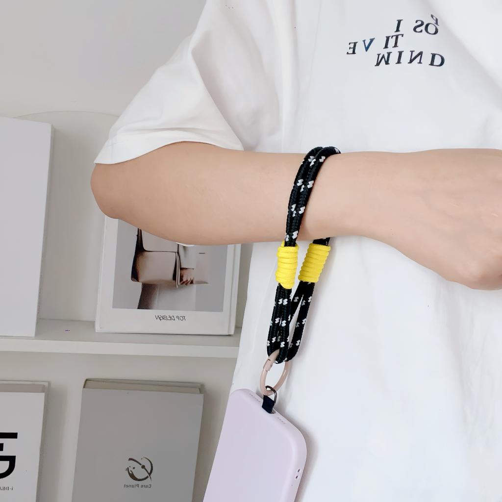 Lanière Universelle Polyvalente pour Téléphone Portable, Cordon Court de Poignet Portable, Bracelet Anti-Chute Créatif Polyvalent