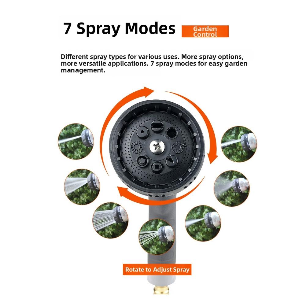 Multifunctional Metal Garden Water Sprayer With 7 Spray Modes For Car Washing Garden Irrigation Multifunctional Pressure Washers