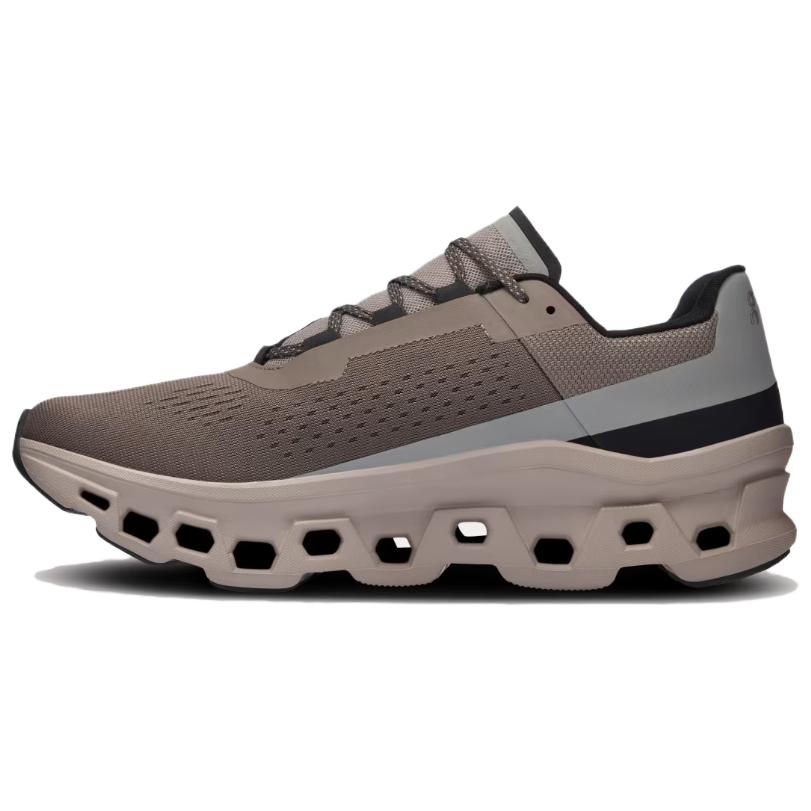 New On CloudmOnster Running Shoes Men Low Top Light Brown 61-97729