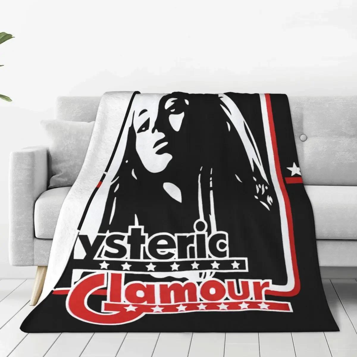 

Hysteric Glamour Throw Blanket Retro Warm Camping AntiPilling 75x90cm