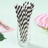 Paper Straws Disposable Holiday Party Drinking Straws Decoration Straws 100Pcs