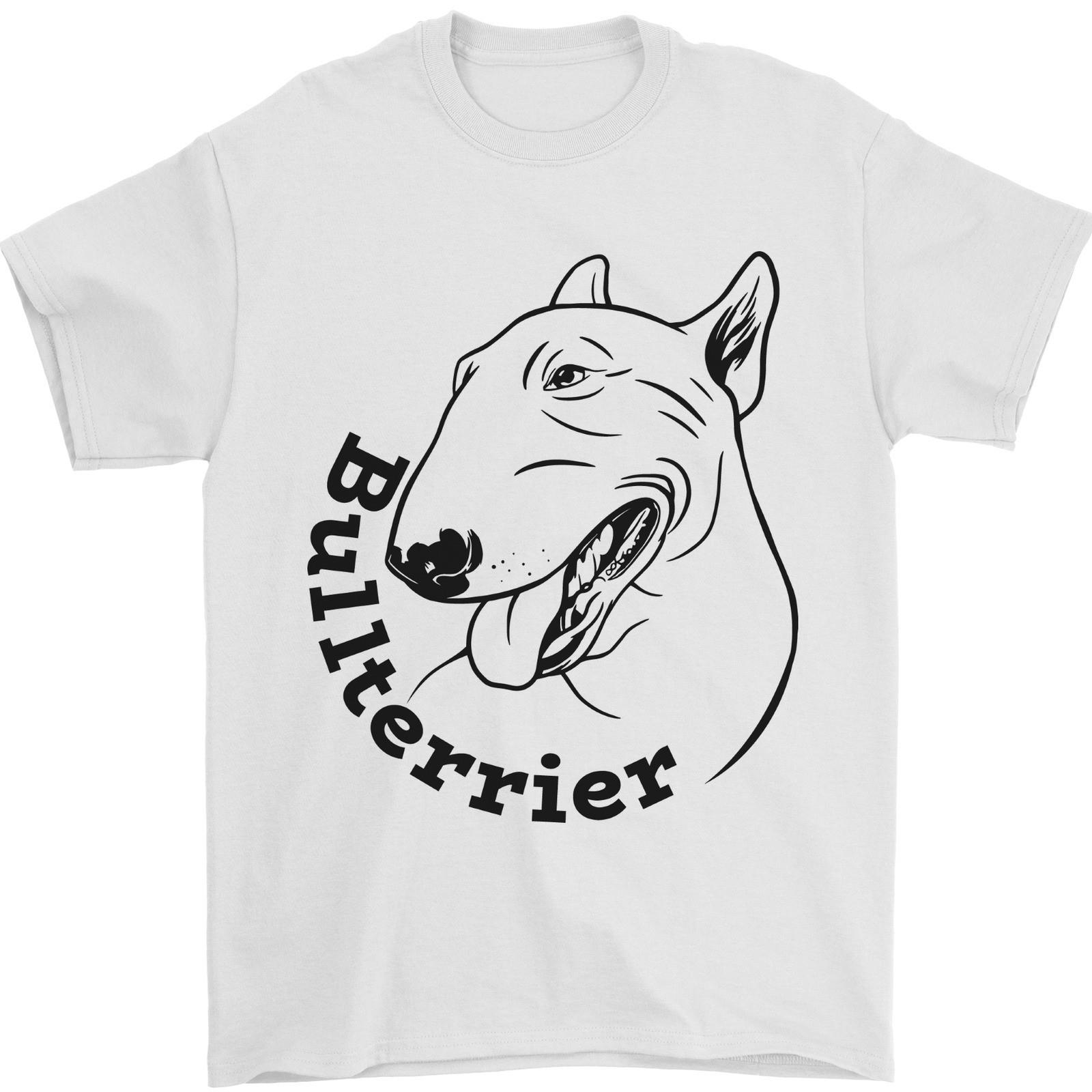 26 Bull Terrier Dog With Text Mens T-Shirt 100% Cotton Unisex T-Shirt M