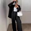"2026 European & American Casual Cotton-Linen Two-Piece Set: Loose Long-Sleeved Shirt & Pants”