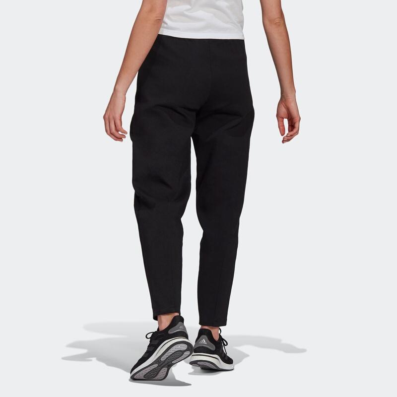 adidas Womens Knitted Sports Casual Long Pants Women Pants Black GL9475