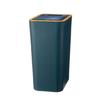 Modern Press Top Plastic Trash Receptacle Effortlessly Waste Bin Waste Management for Family and Office Environment