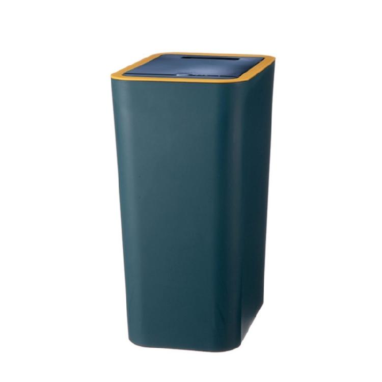 Modern Press Top Plastic Trash Receptacle Effortlessly Waste Bin Waste Management for Family and Office Environment