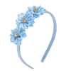 Stylish Floral Rhinestones Headwear Cloth Fabric Comfortable Nonslip Headdress for Casual to Formal Occasion