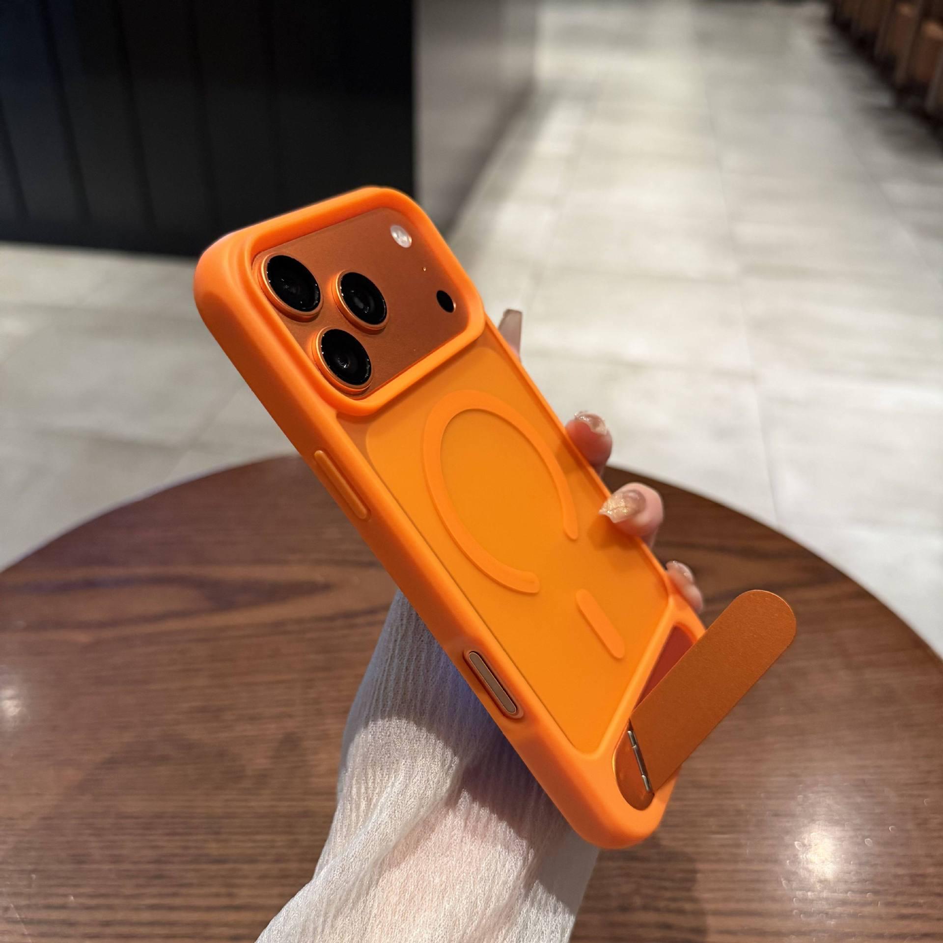 

X1 Magnetic Stand Case: Compatible with iPhone 17 Pro Max; Drop-proof, Full Coverage Skin-feel Protective Case for Apple. 17 Air