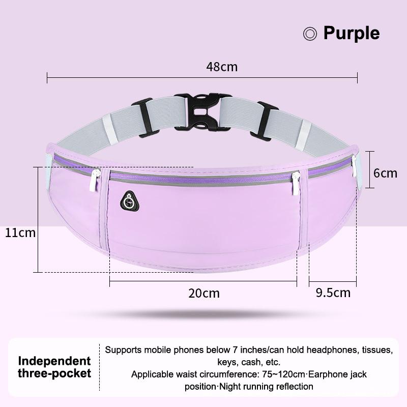 Sportliche Hüfttasche Damen Herren Laufgürtel Hüfttasche Wasserdichte Hüfttasche Geldbörse Herren Gürteltasche Tragbarer Handyhalter Fitnessstudio
