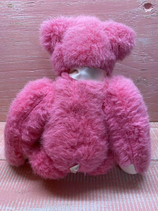 [USED] Ashiya Kumaya Teddy Bear Pink Bear Vintage