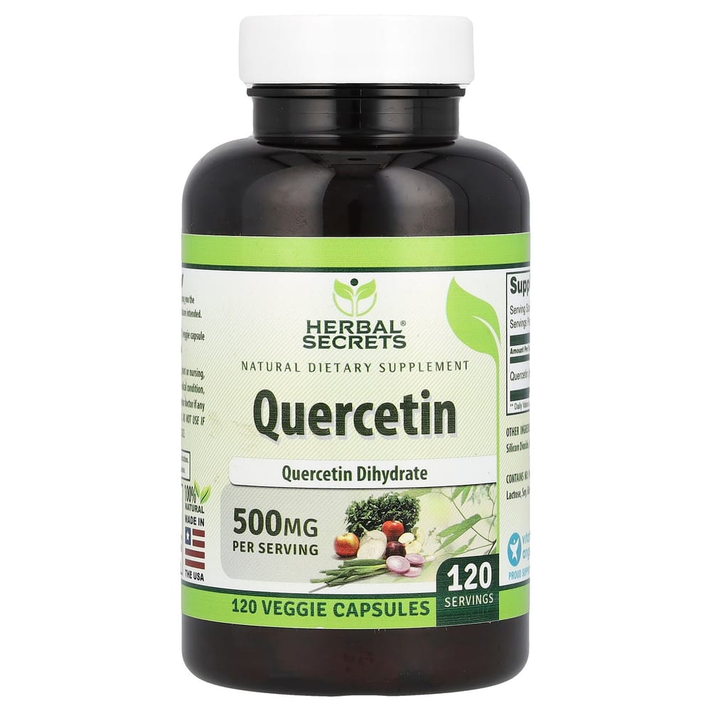 iHerb Quercetin 500mg Veggie Capsules 120 Count