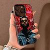 Singer The Weekend Phone Case for iPhone 17 17Air 16 15 14 13 12 11 Pro Max Plus Colorful Silver