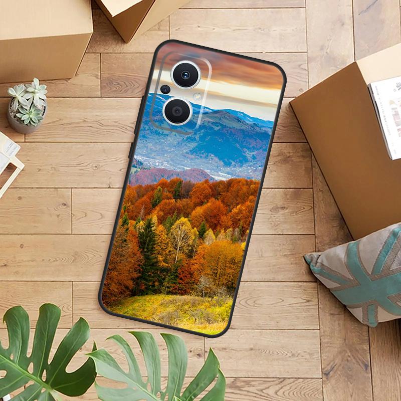 Autumn Leaves Phone Case For OPPO Reno 14 13 11 12 F 10 Pro 8T 7 8 Lite OPPO Find X8 X6 X5 X9 Pro Cover