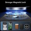 Full Cover Magnetic Case for iPhone 17 Pro Max - Compatible with Models 13-17, Transparent Design