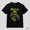 Misfits Zombie Skull Shirt Artwork Graphic Tee Black T-shirt