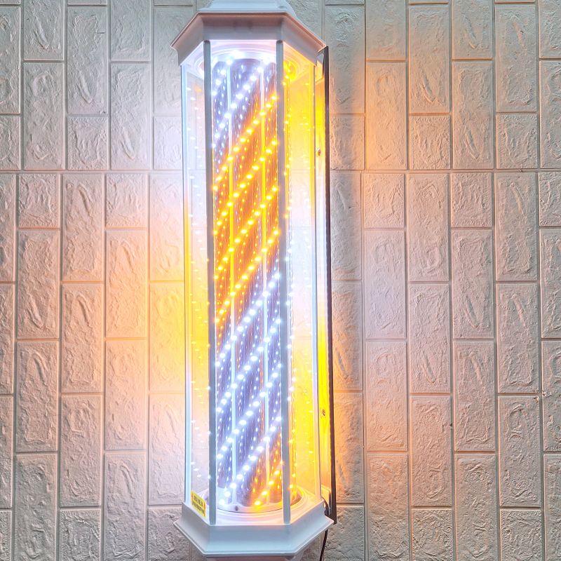 Letrero LED Giratorio de Poste de Barbería