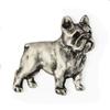 Bouledogue Francese, Frenchie I - Spilla per cane placcata argento, spilla elegante, decorazione per bavero di giacca della marca Art-Dog