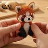 Bead Embroidery Kit 3D Beaded Animal Kit, DIY Beading for Beginners, Creative Beadwork Set Handmade Highland Cow/Butterfly/Owl Craft